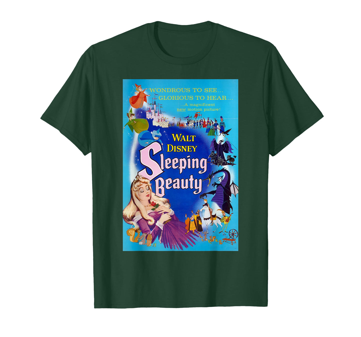 Disney Sleeping Beauty Classic Poster T-Shirt
