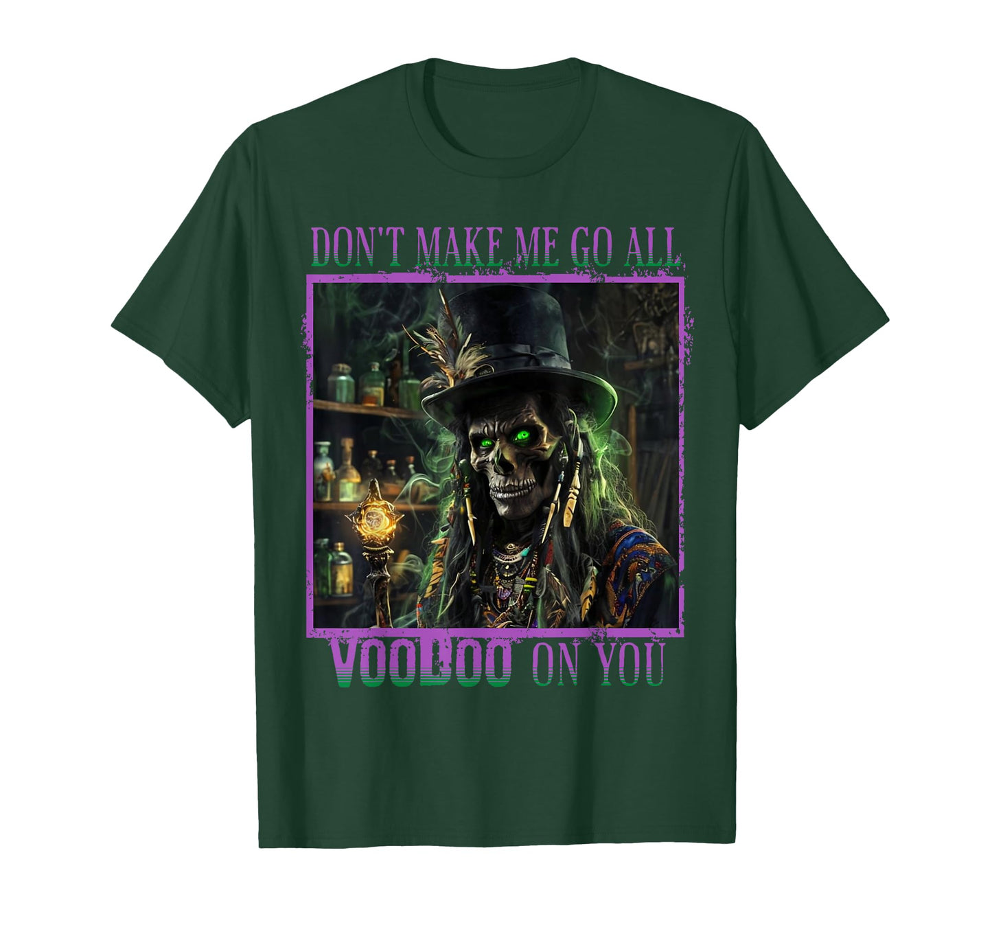New Orleans Ghost Tour Scary Priest Voodoo Mardi Gras T-Shirt