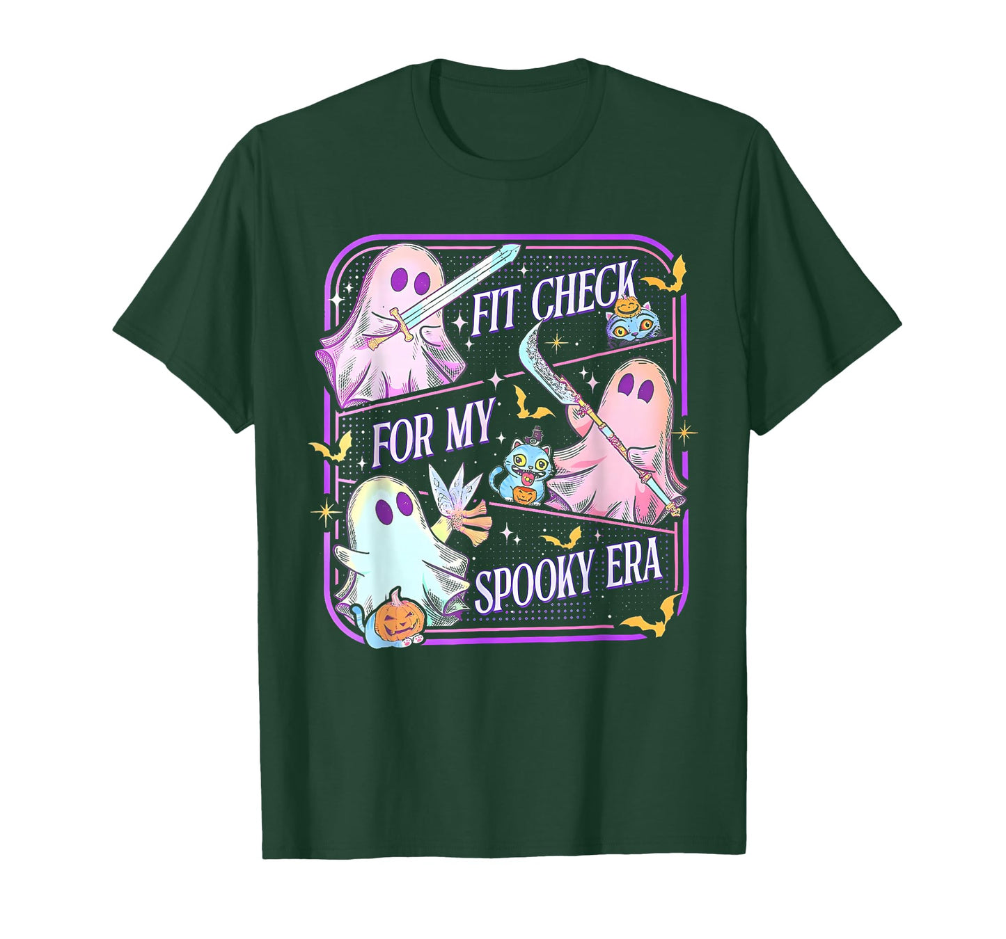 Fit Check for My Spooky Era Cute Halloween Ghost T-Shirt