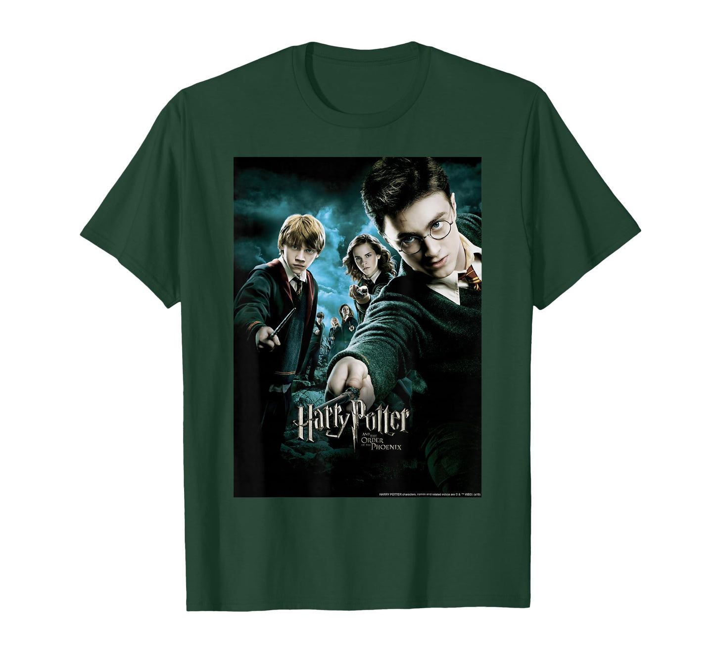 Harry Potter Order Of The Phoenix Wands Drawn Poster T-Shirt