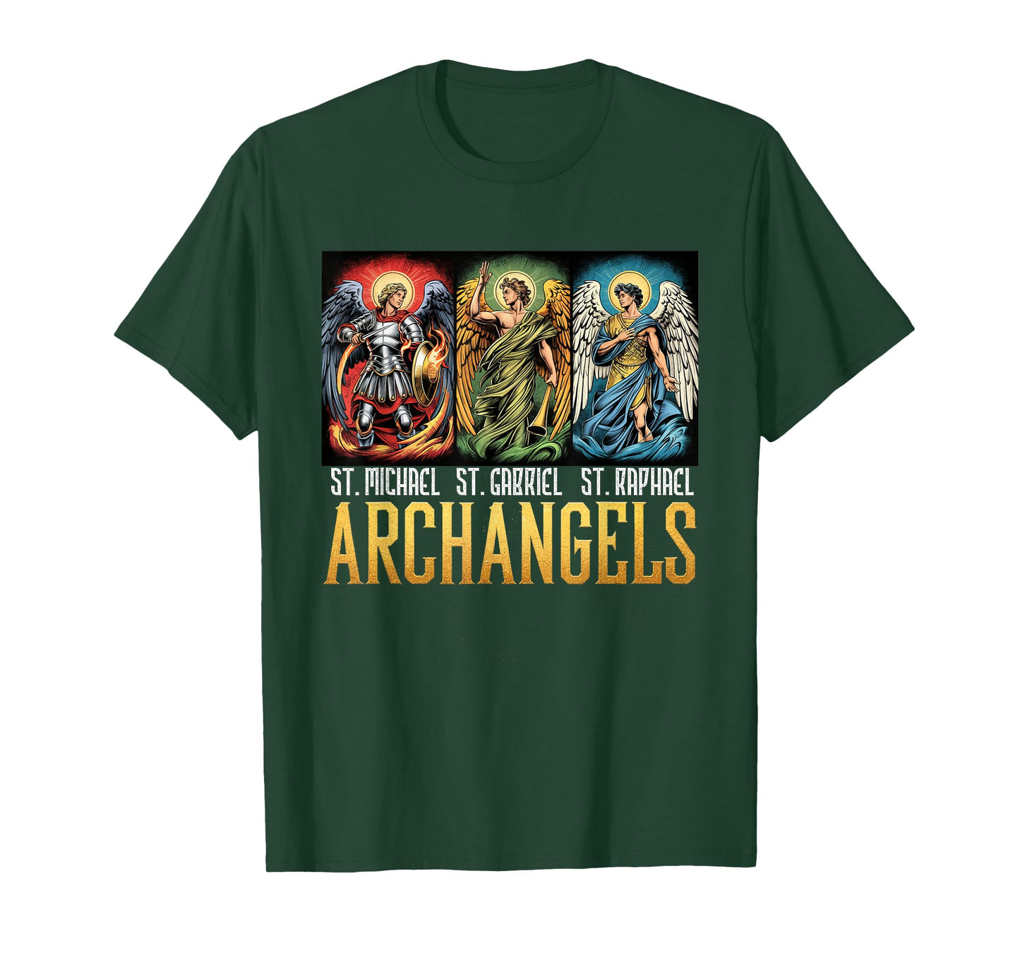 Saint Michael Catholic Archangels Biblical T-Shirt