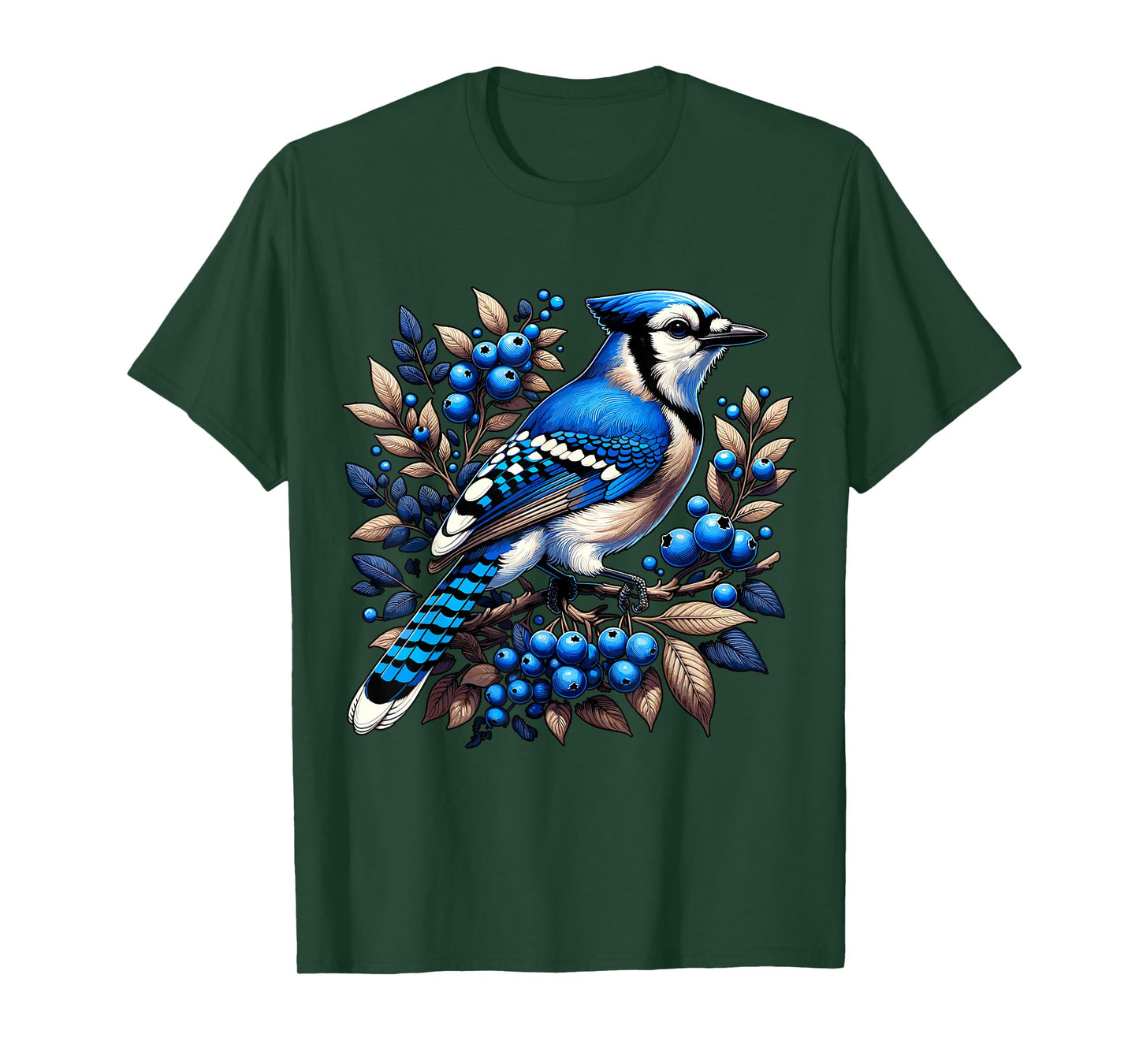 Blue Jay Bird T-Shirt