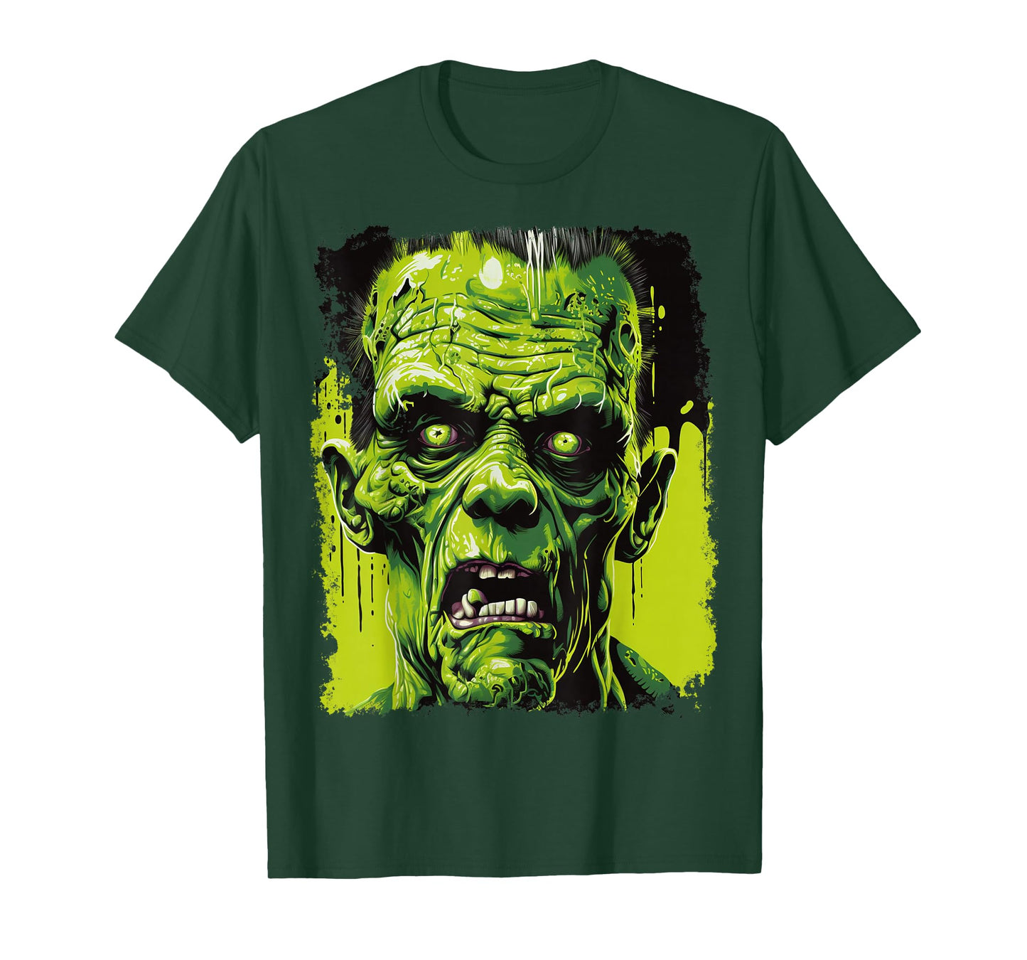 Green Zombie Halloween T-Shirt