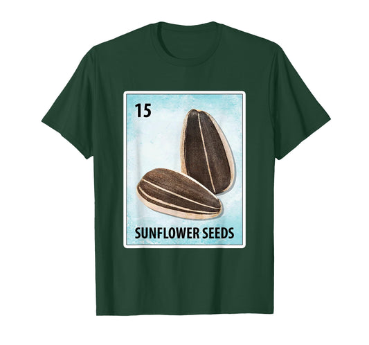 Sunflower Seeds Mexican Cards T-Shirt