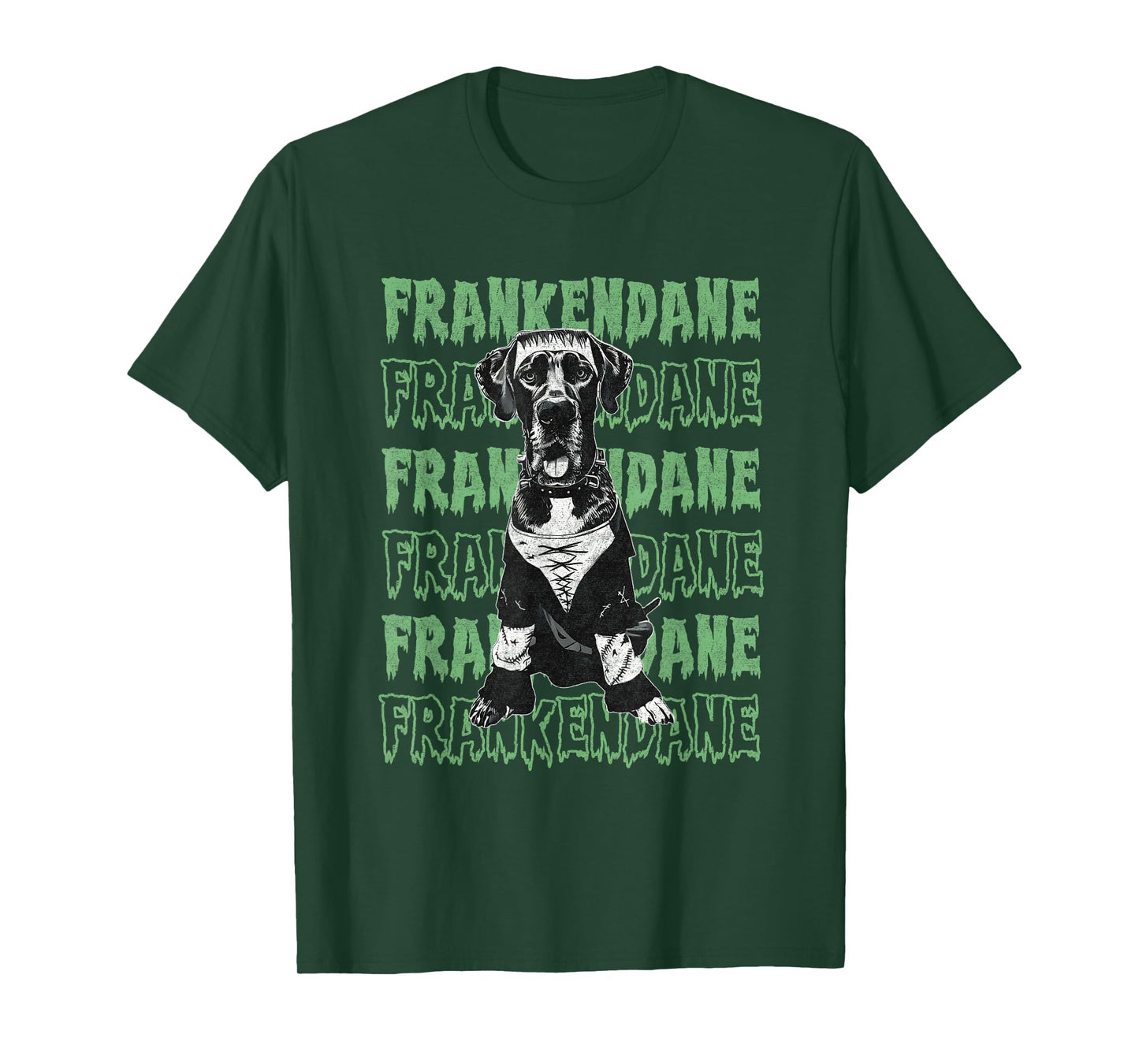 Funny Great Dane Halloween Monster, Dog Mom, Frankendane Dad T-Shirt