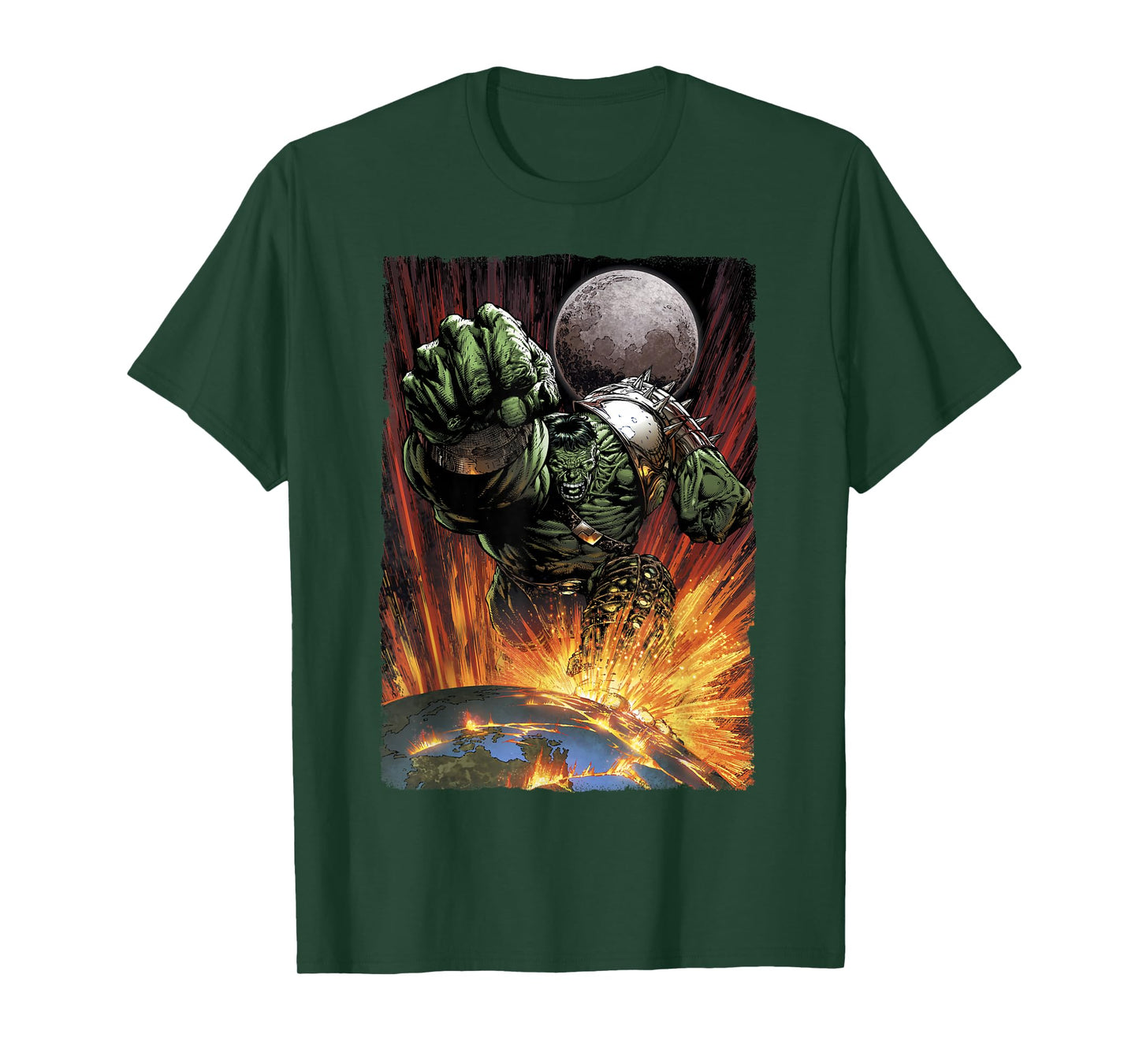 Marvel Comics Retro Classic World War Hulk Planet Explosion T-Shirt
