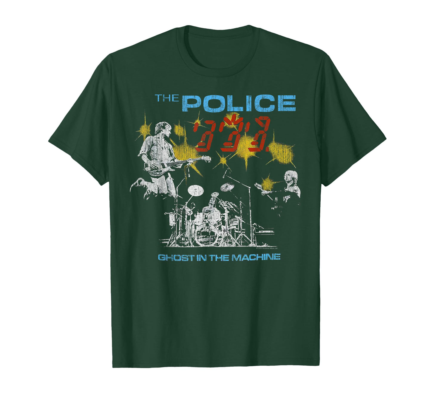 The Police Rock Music Band Ghost In The Machine T-Shirt