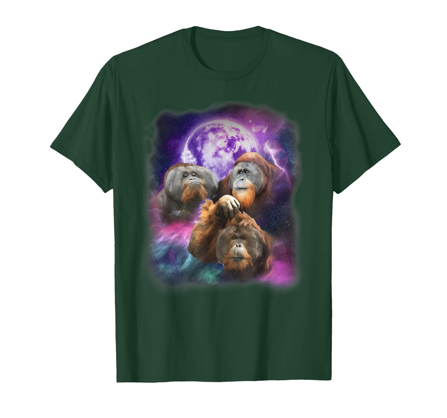 Orangutans Howling at the Moon Shirt - Funny Orangutan T-Shirt