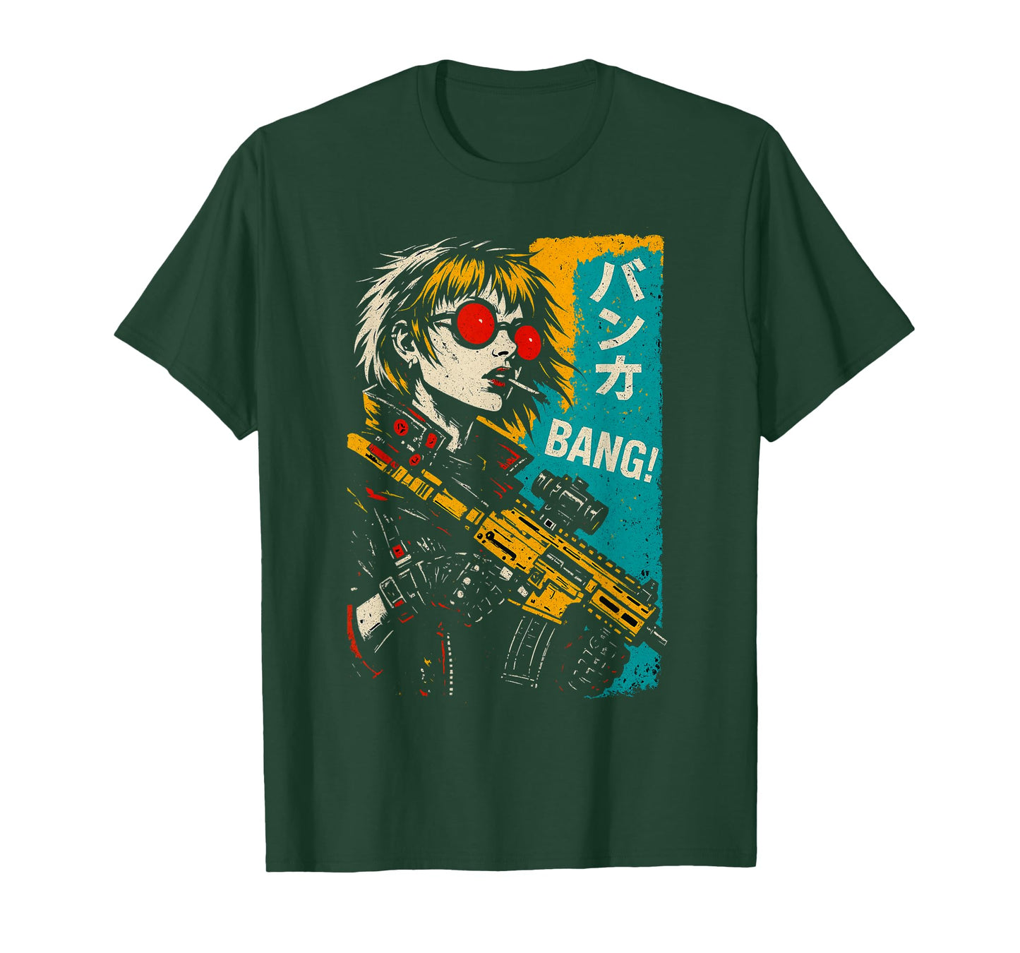 Japanese Futuristic Fashion | Retro Techwear | Anime Manga T-Shirt