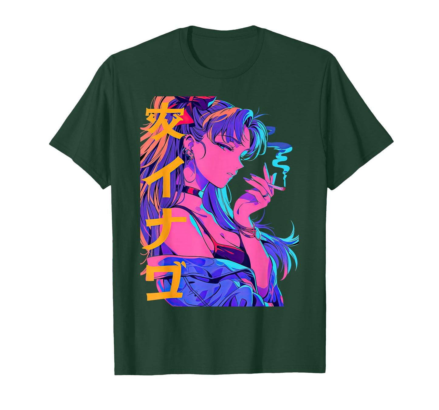 Waifu Anime Horror Girl Aesthetic T-Shirt