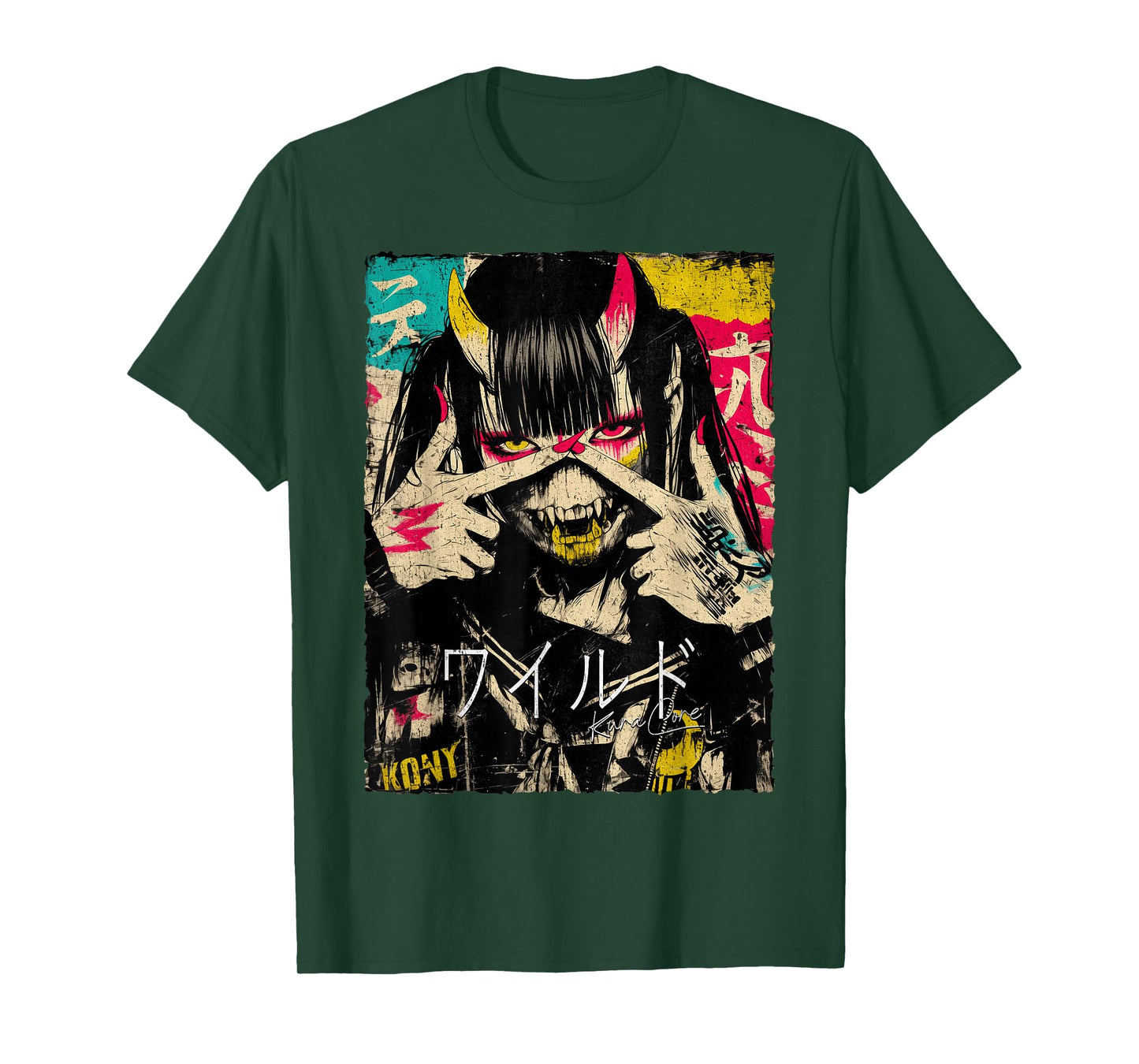 Japan Streetwear Cyberpunk Y2K Hip Hop Techwear Manga Anime T-Shirt