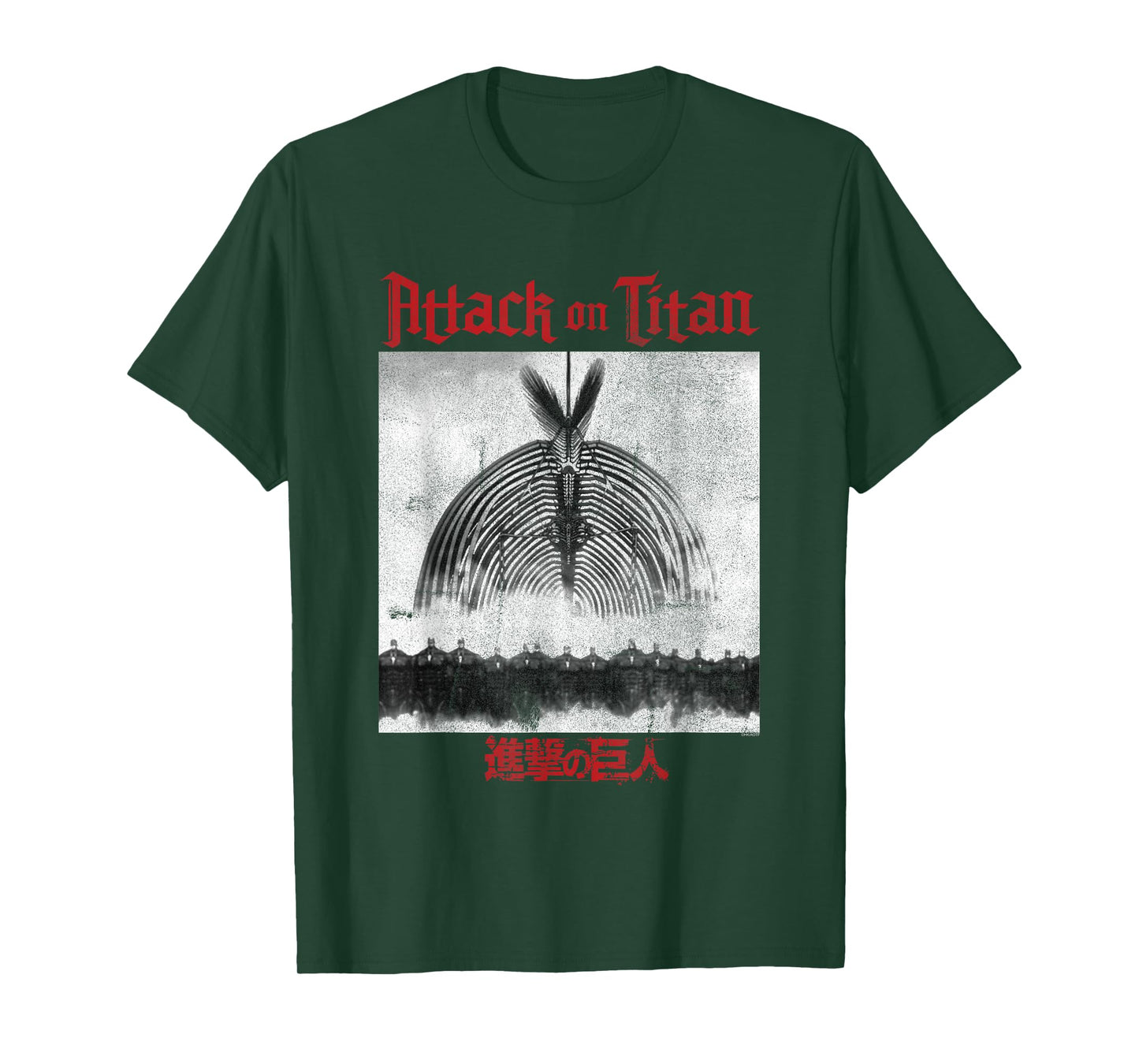 Attack on Titan Season 4 The Rumbling Wall Titans Anime T-Shirt
