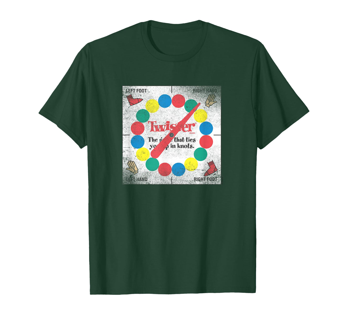 Twister Distressed Classic Game Board T-Shirt