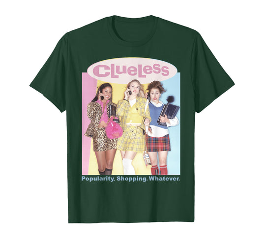Clueless Cher's Trio Popularity Shopping Graphic T-Shirt T-Shirt