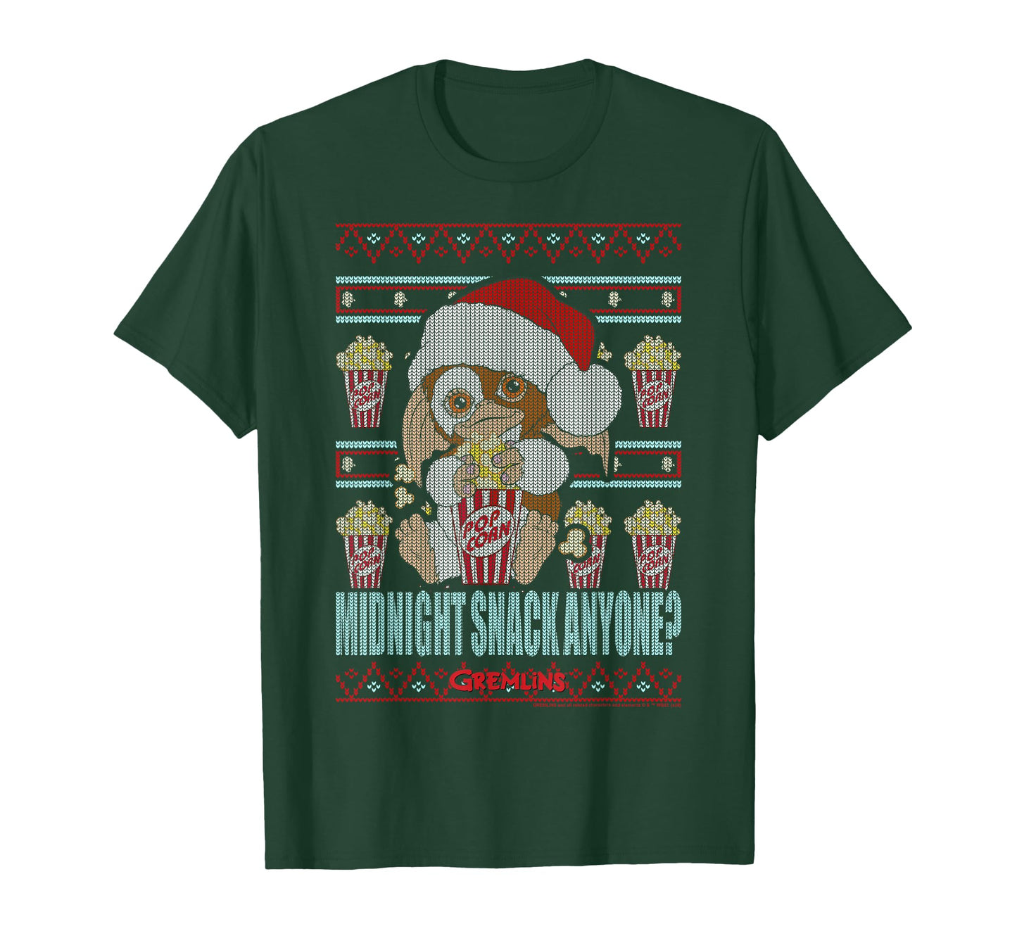 Gremlins Christmas Midnight Snack Anyone Ugly Sweater T-Shirt