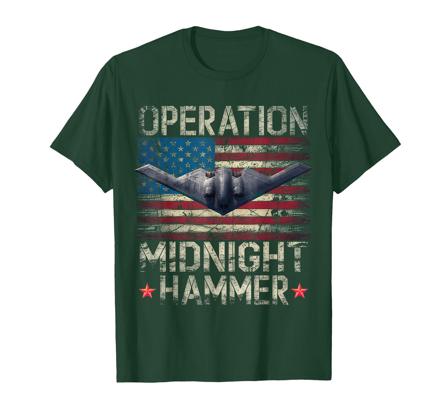 B-2 Stealth Jet Shirt Operation Midnight Hammer T-Shirt
