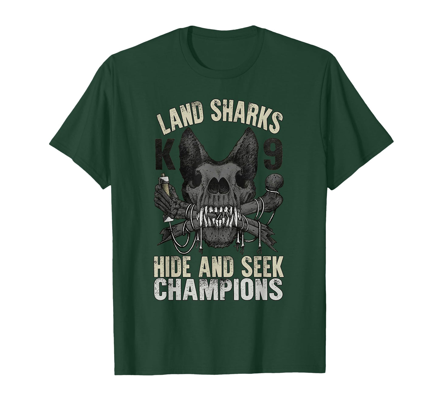 Land Sharks Hide And Seek Champions T-Shirt