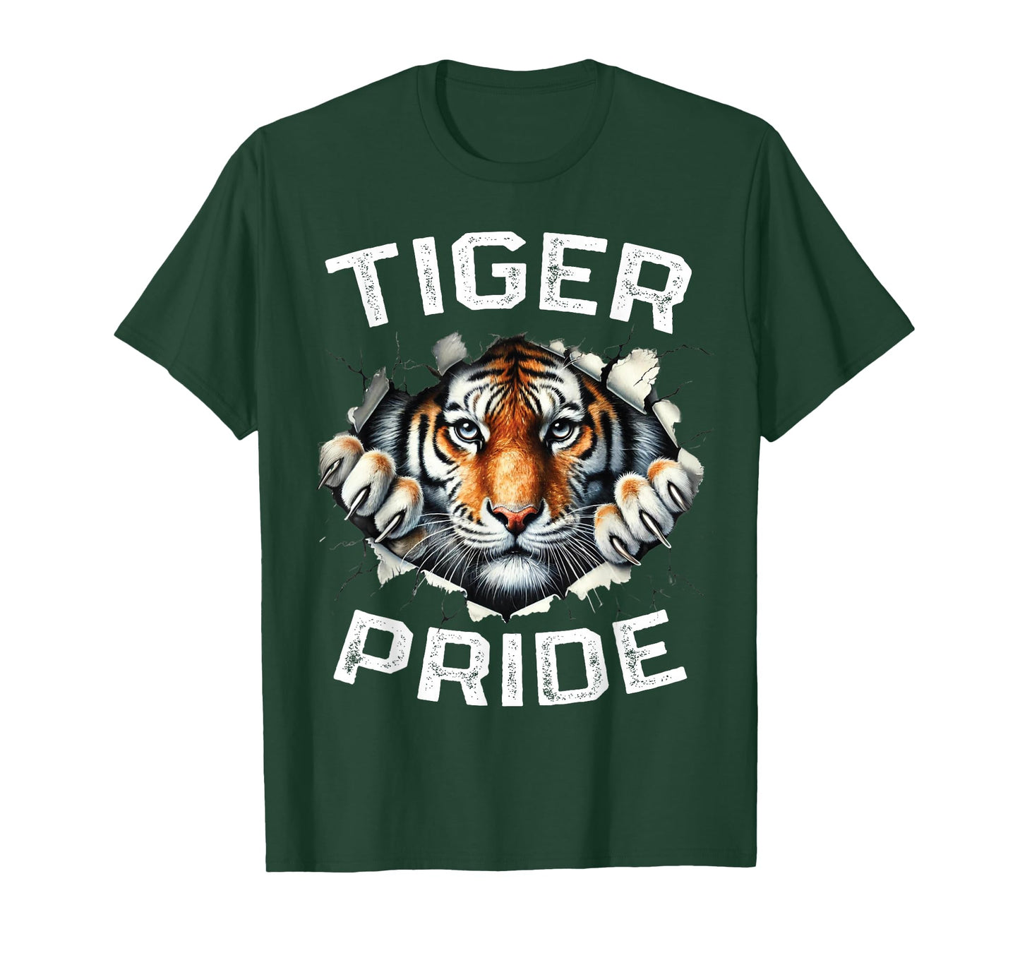 Tiger Pride Vintage Retro Tiger School Sports Team T-Shirt