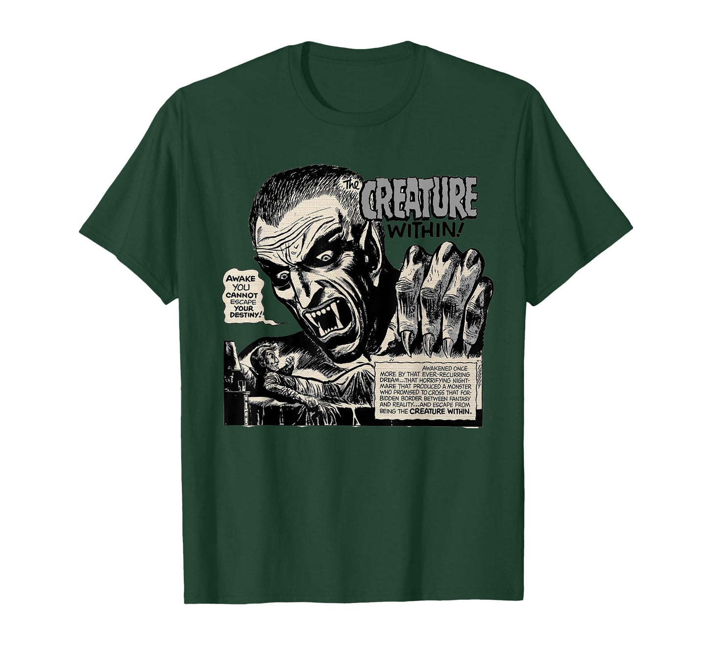 Retro Horror Movie Monster Vampire Vintage Halloween Dracula T-Shirt