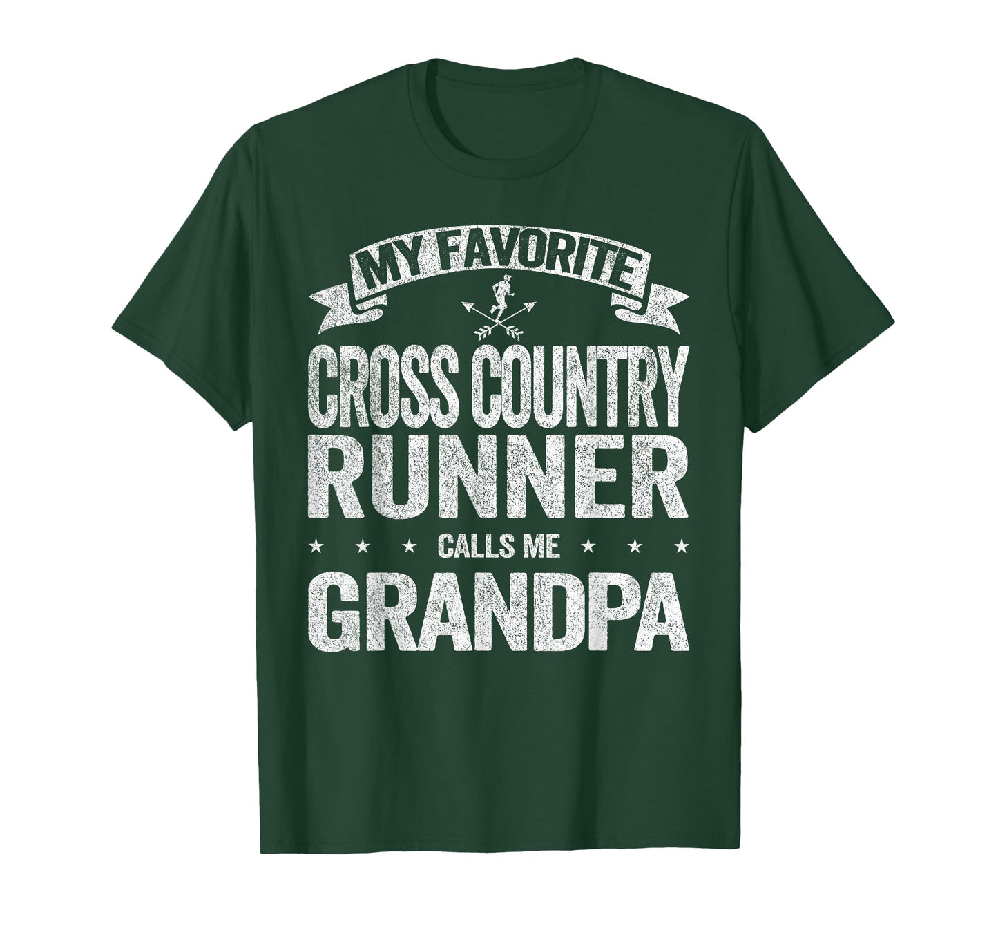 My Favorite Cross Country Runner Calls Me Grandpa T-Shirt