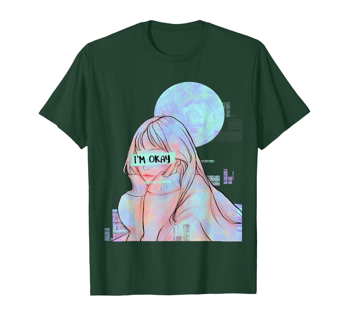 Sad Girl Japanese Anime Girl T-Shirt