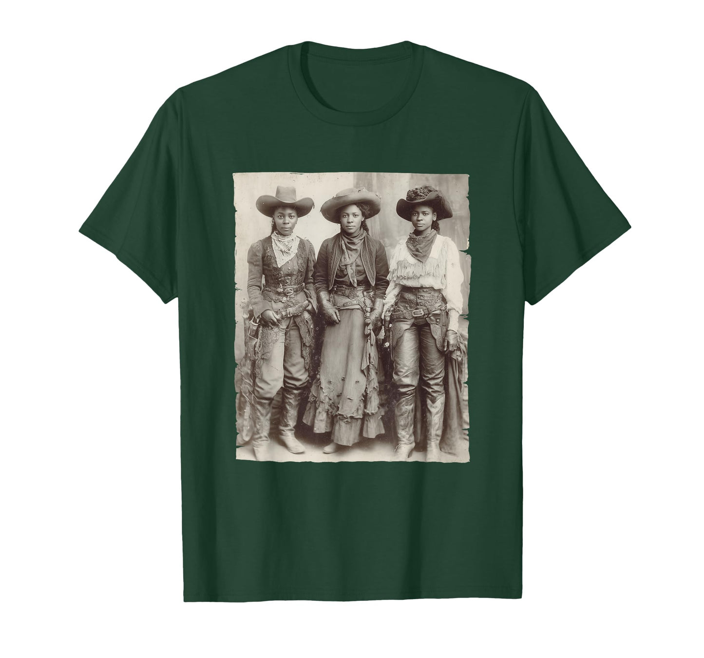 Black Cowgirl Western Rodeo Melanin Black History Texas T-Shirt
