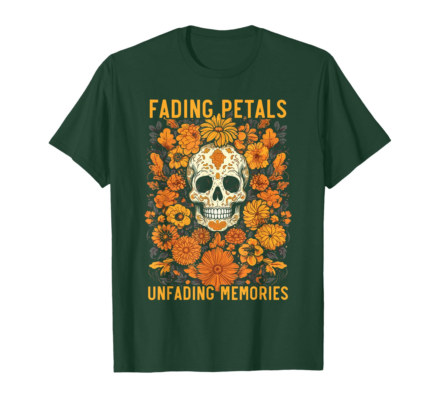 Dia De Los Muertos Sugar Skull Skeleton Mexican Holiday T-Shirt