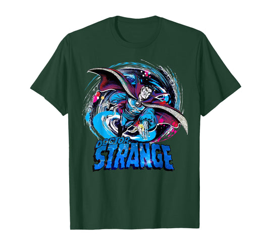Marvel Doctor Strange Classic Retro Magic Warp Logo T-Shirt T-Shirt
