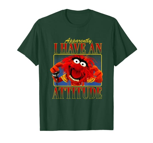 Disney The Muppets Animal Has An Attitude Apparently T-Shirt