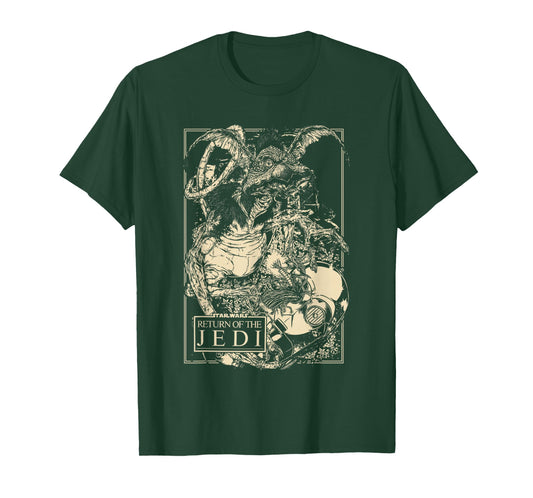 Star Wars Return Of The Jedi Salacious B. Crumb & C-3PO T-Shirt