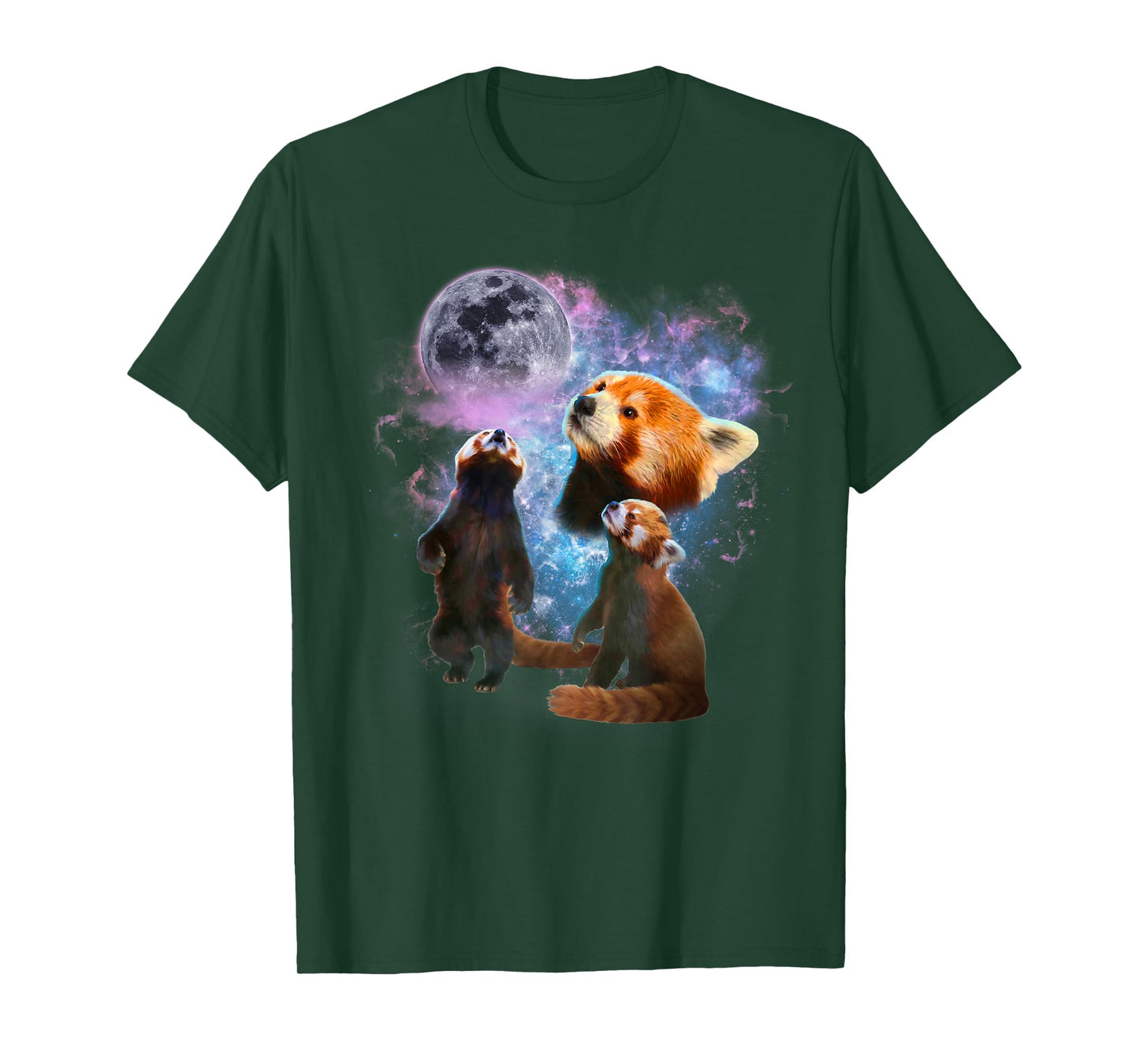 Howling at the Moon Red Panda Shirt - Red Panda T-Shirt