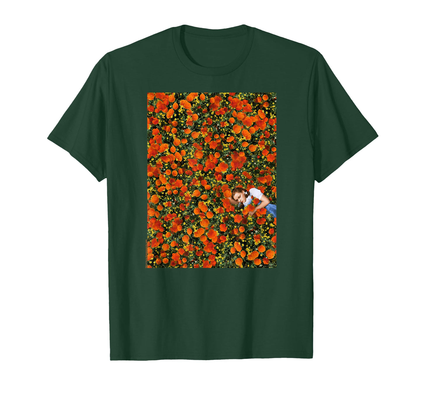 Wizard of Oz Dorothy Poppy Field Photo Vintage Movie T-Shirt