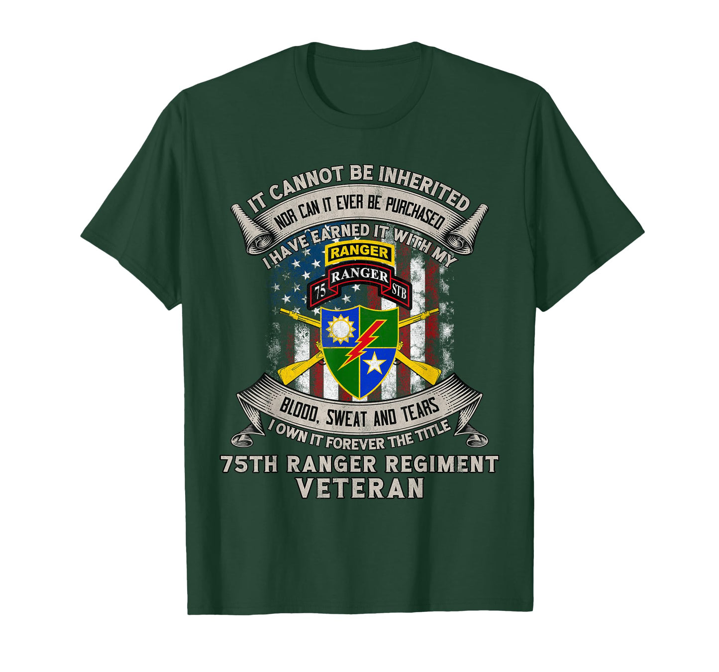 75th Ranger Regiment Veteran Rangers Lead The Way Gift Tee T-Shirt