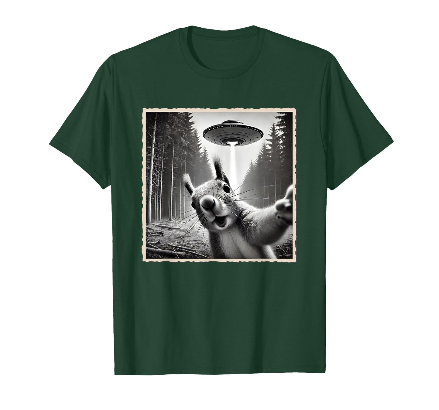 Squirrel Selfie With UFO | Funny Squirrel T-Shirt