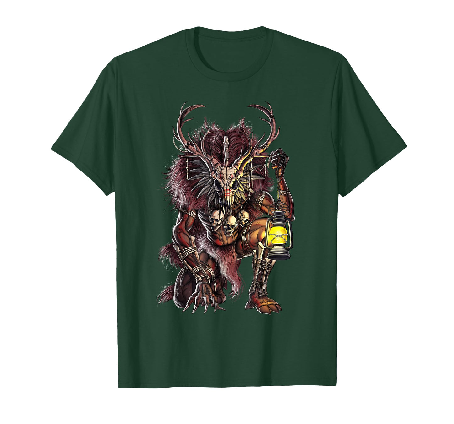 Wendigo Cryptid Creature Horror Cryptozoology Spirit T-Shirt