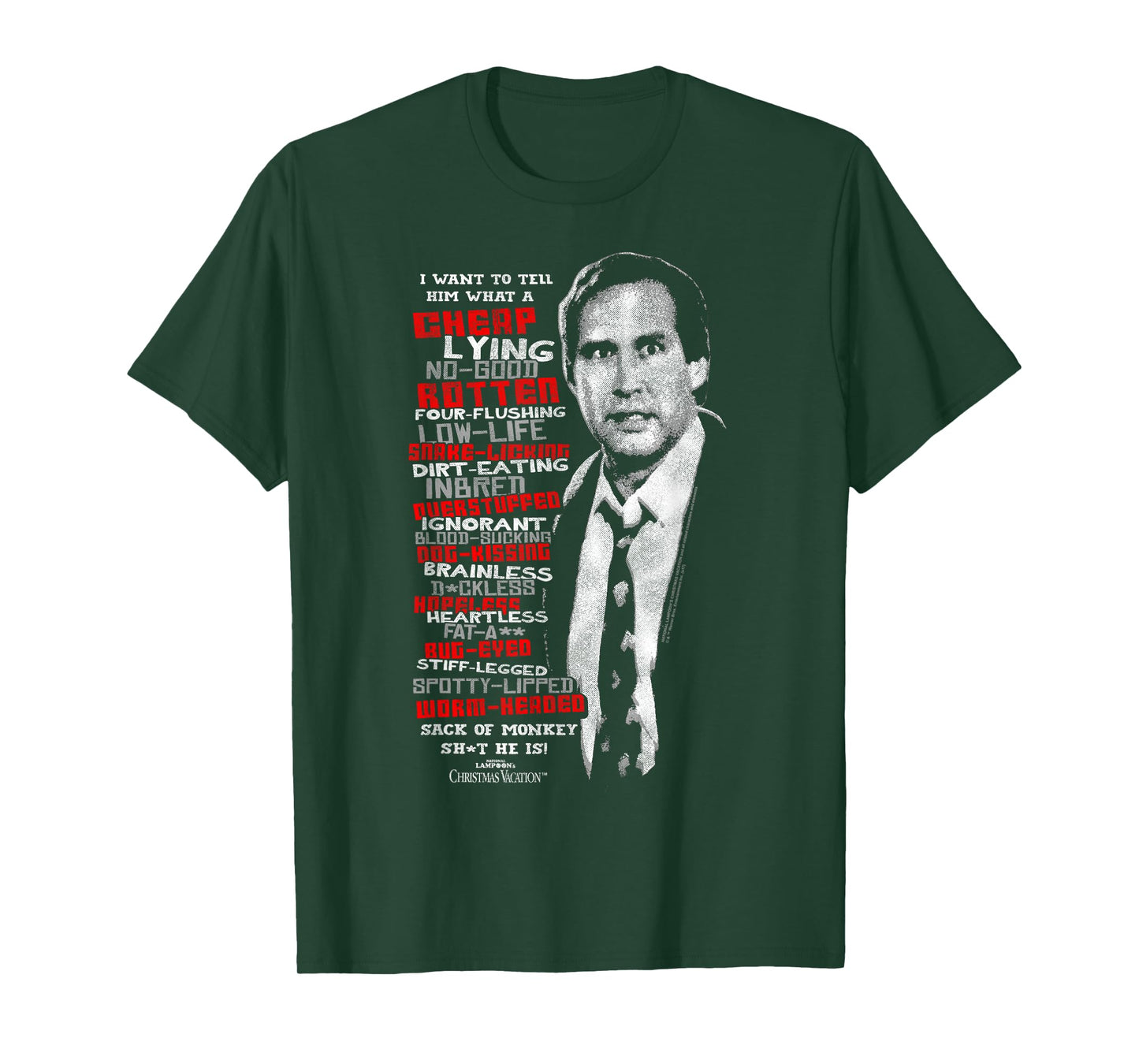 Christmas Vacation Profanities T-Shirt Small