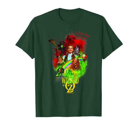 WB100 The Wizard of Oz Surrender Dorothy Rainbow Poster T-Shirt