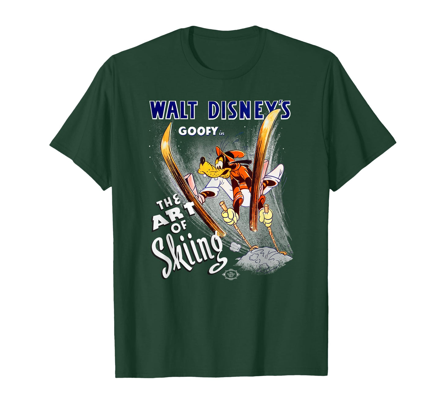 Disney Goofy The Art of Skiing Retro Vintage Classic T-Shirt