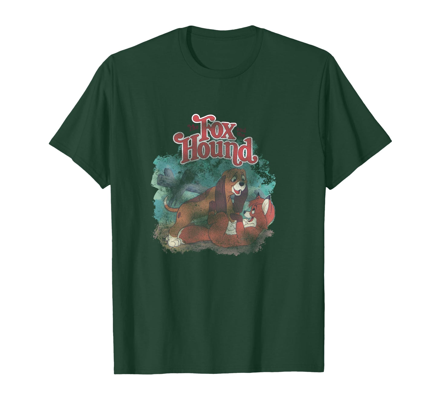 Disney The Fox and the Hound Vintage Classic Best Friends Long Sleeve T-Shirt
