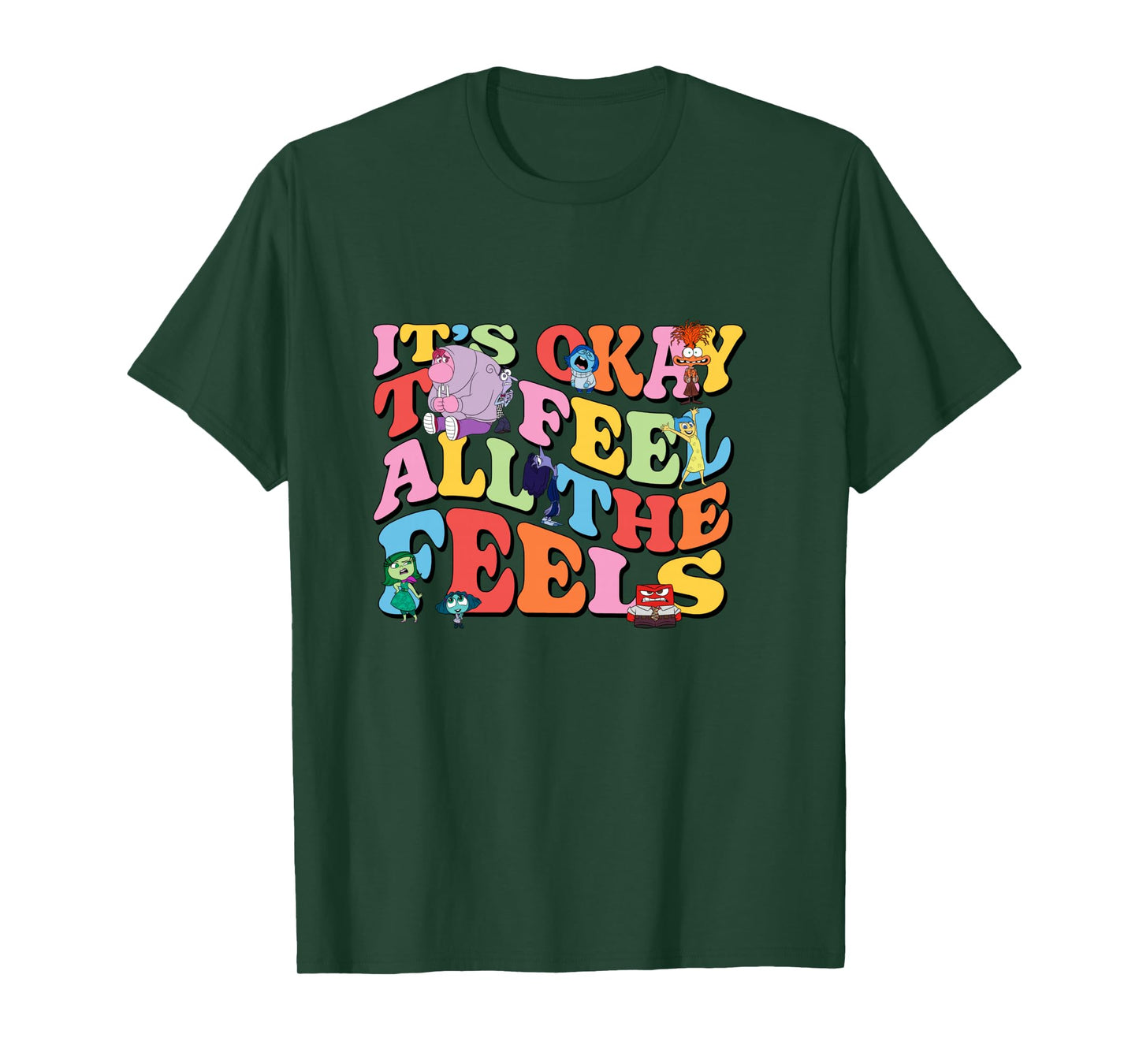 Disney Pixar Inside Out 2 It’s Okay to Feel All The Feels Long Sleeve T-Shirt