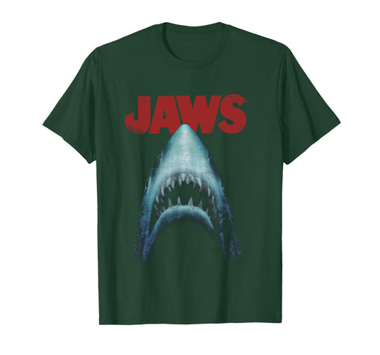 Jaws Classic Movie Poster Close-Up Long Sleeve T-Shirt
