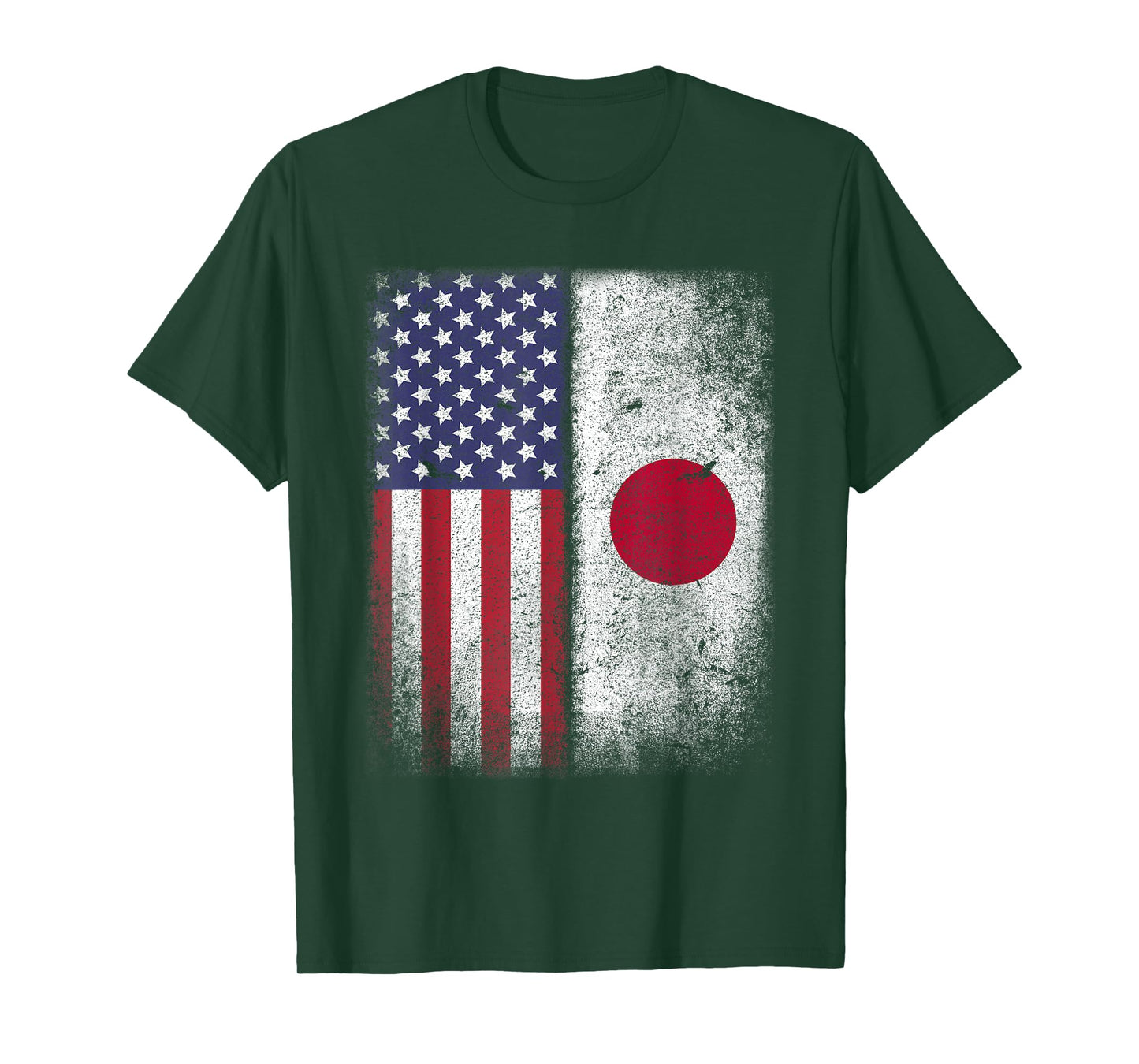 Japanese American Flag Japan Usa America T-Shirt