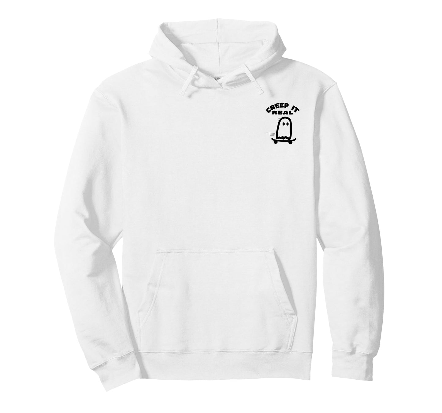 Skateboard Ghost Halloween Costume Funny Ghost Skateboarding T-Shirt