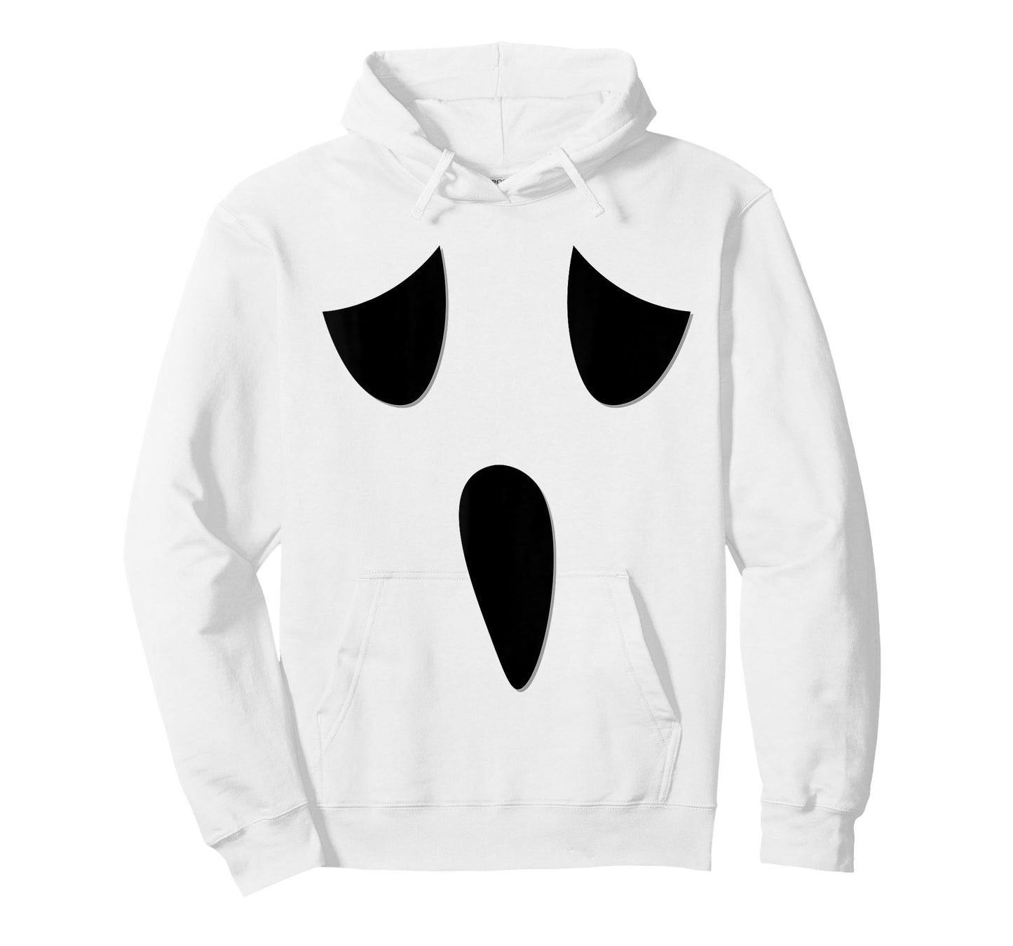 Ghost Face Costume Funny Kids Halloween Outfit Ghoul Face T-Shirt