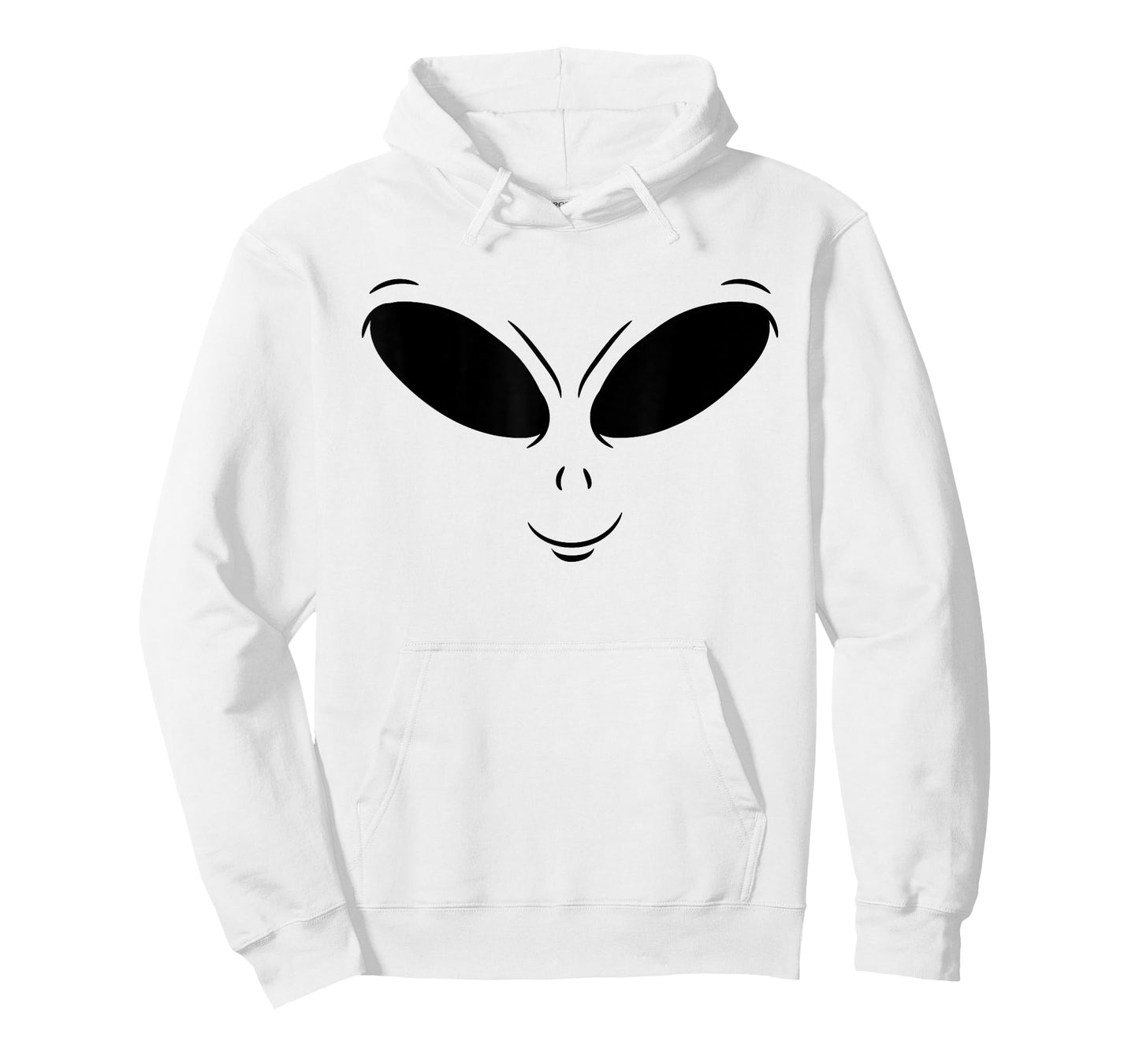 Green Alien Face Halloween Cosmic Galaxy Lazy DIY Costume T-Shirt