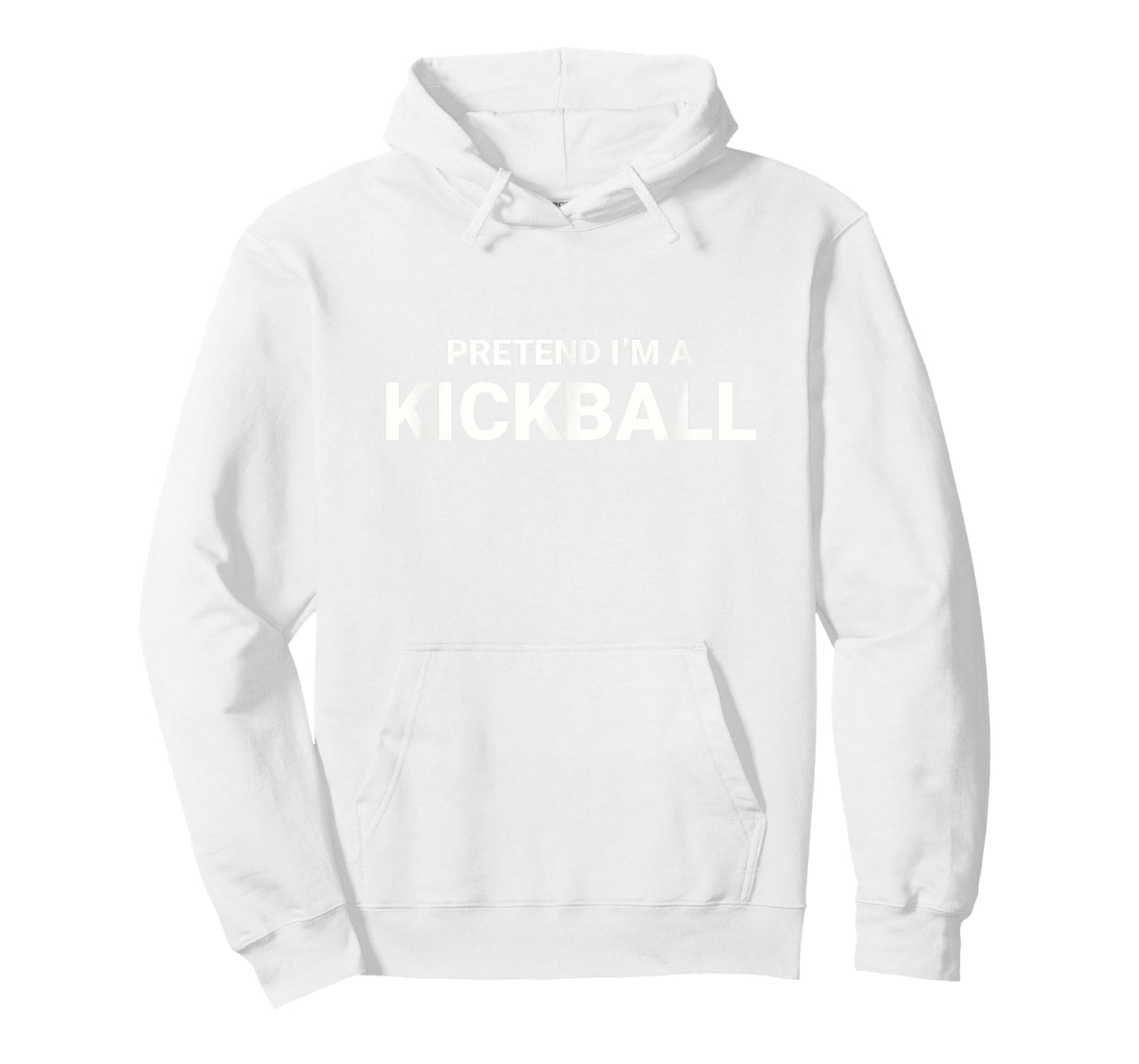 Pretend I’m A Kickball, easy funny lazy halloween costume T-Shirt