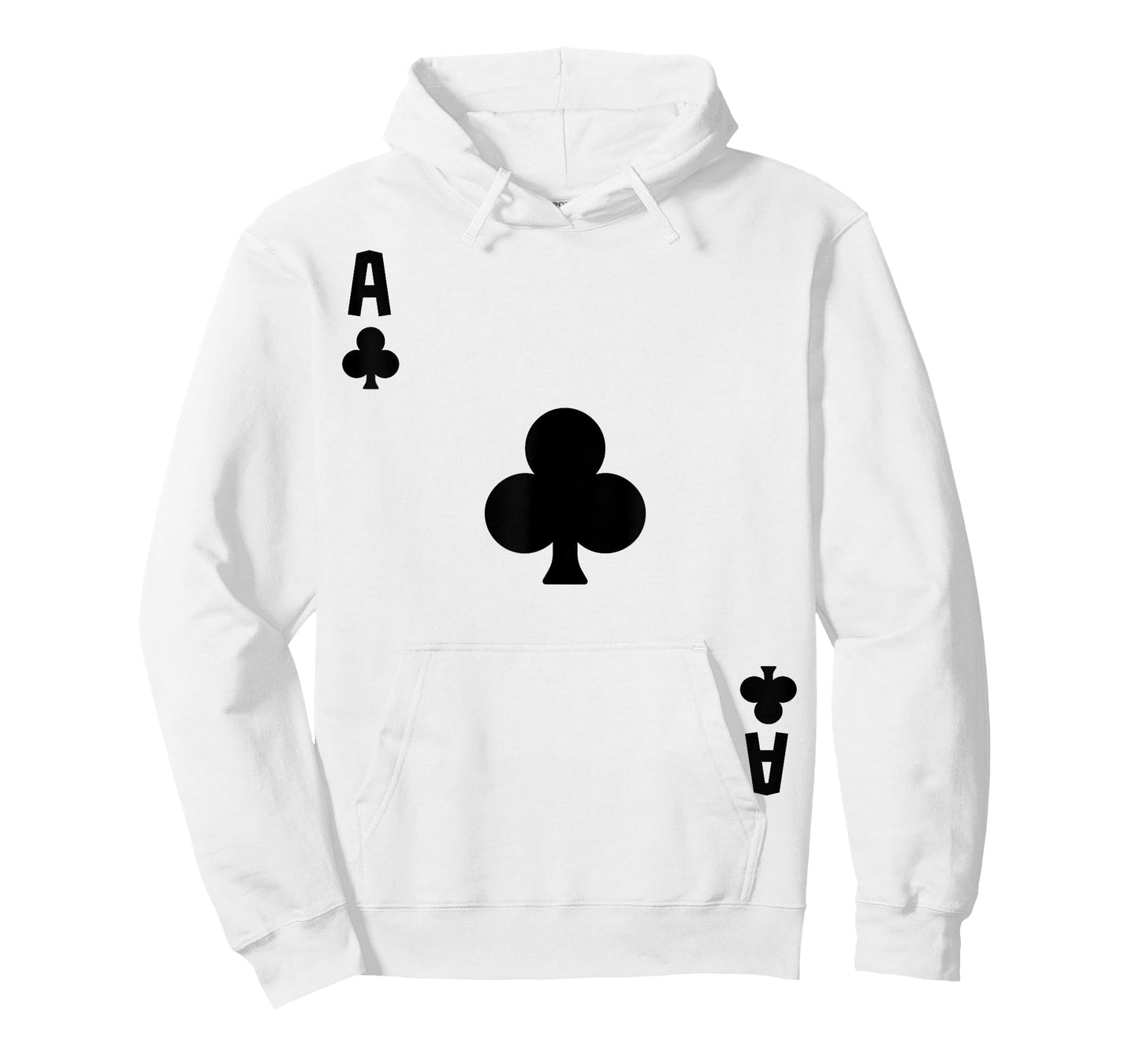 Ace of Clubs Cards Deck Halloween Costume T-Shirt