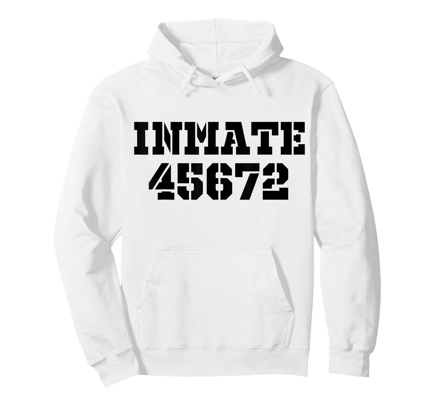 Jail Inmate 45672 Funny Prisoner Halloween Prison Costume T-Shirt