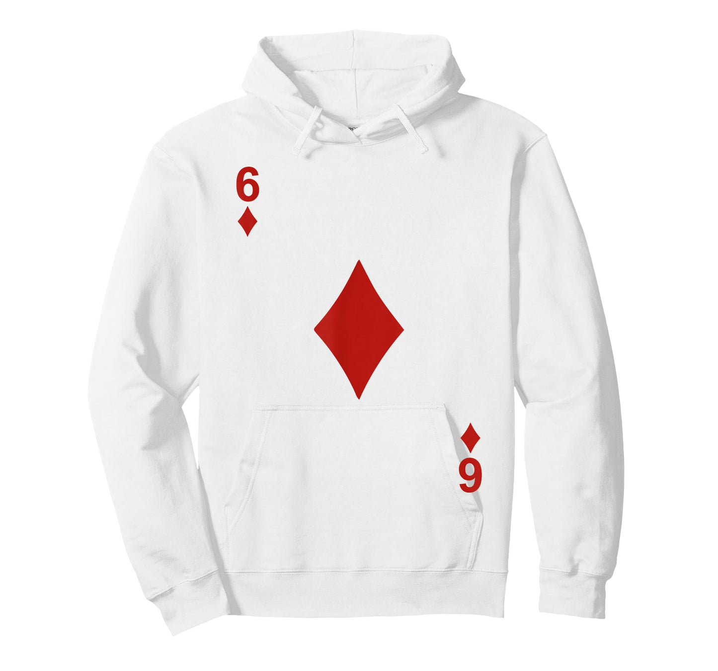 Six of Diamonds 6 Blackjack Playing Cards Tshirt