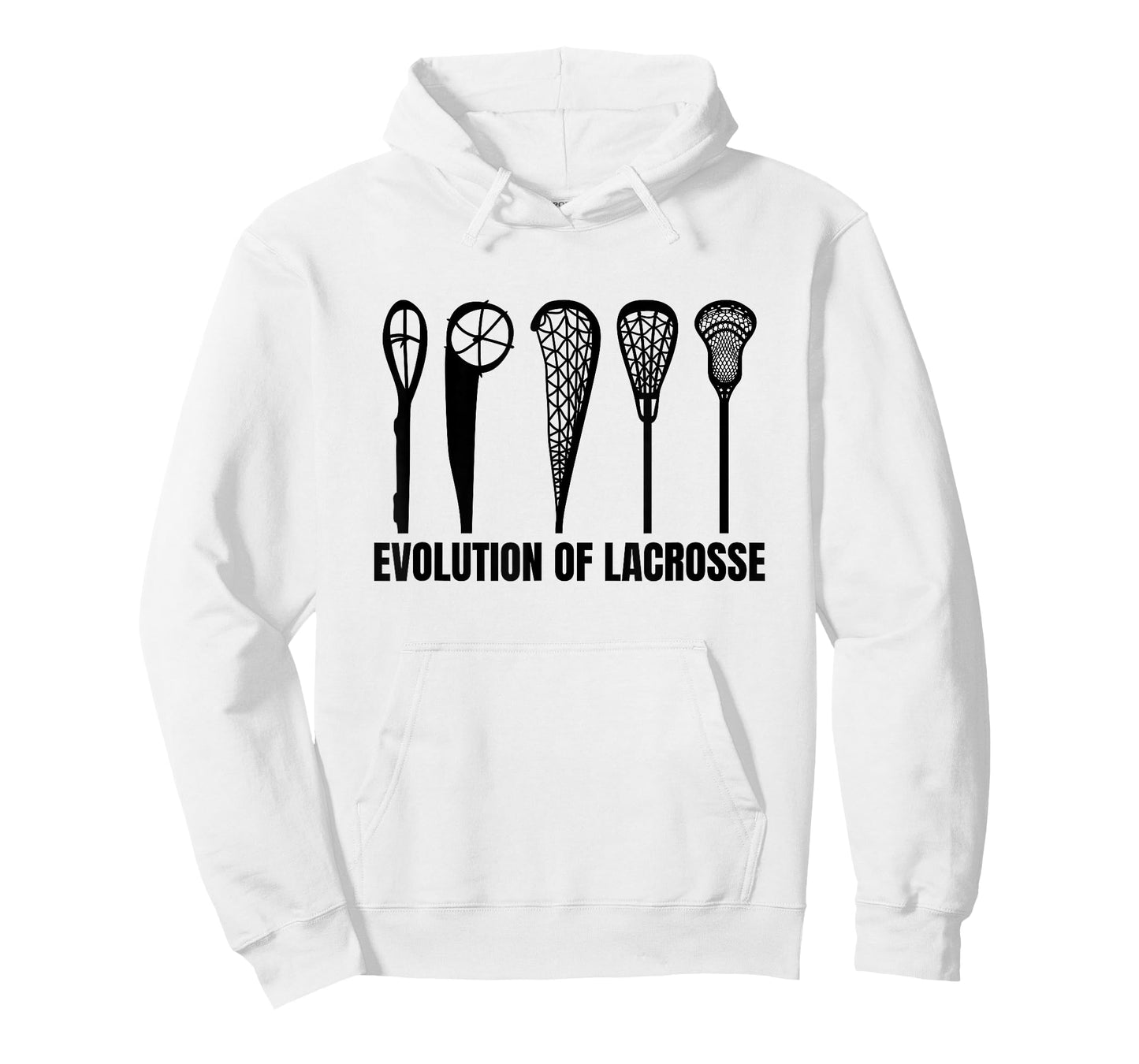 Evolution Of Lacrosse Sticks Lacrosse Lover Intercrosse T-Shirt